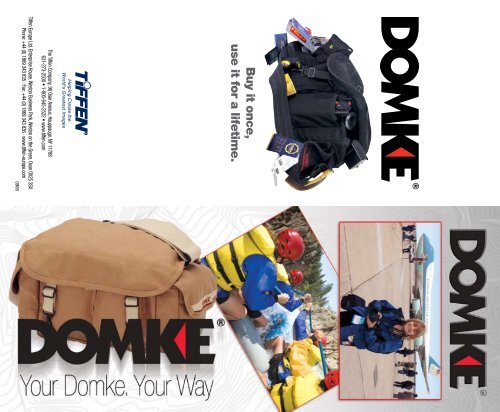 Domke Brochure - Steadicam