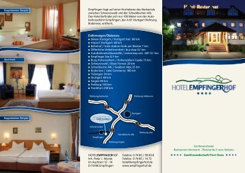 Download Hotelprospekt - Hotel Empfinger Hof