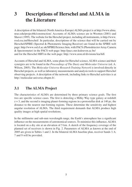 4 Comparison of the ALMA and Herschel - ESO