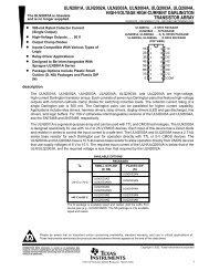 High-Voltage High-Current Darlington Transistor Array (Rev. E) - ECE