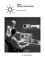 Agilent Spectrum Analysis Basics - Agilent Technologies