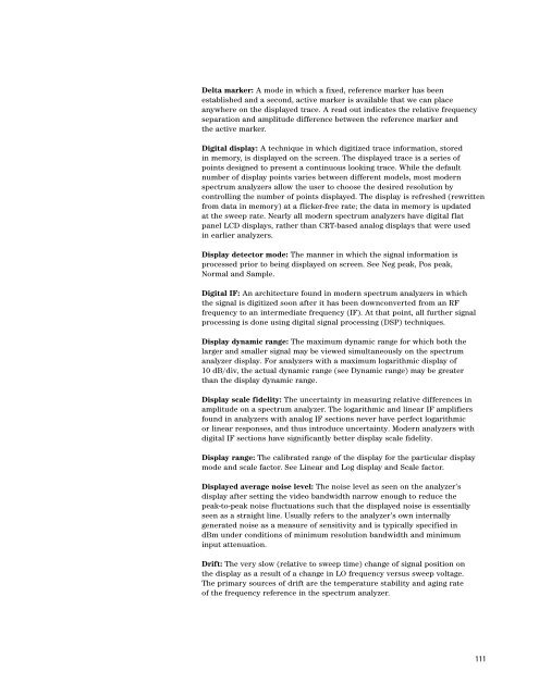 Agilent Spectrum Analysis Basics - Agilent Technologies