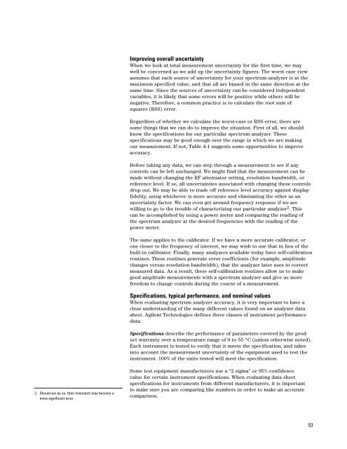 Agilent Spectrum Analysis Basics - Agilent Technologies