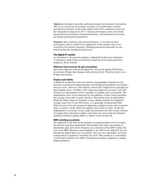 Agilent Spectrum Analysis Basics - Agilent Technologies