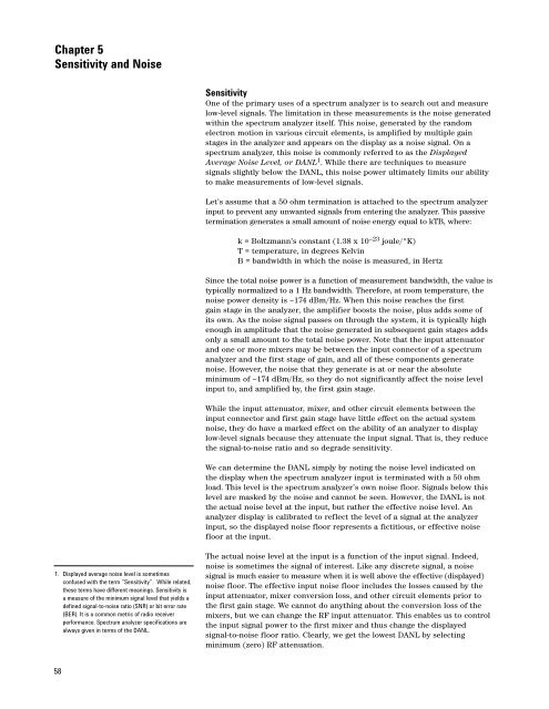 Agilent Spectrum Analysis Basics - Agilent Technologies