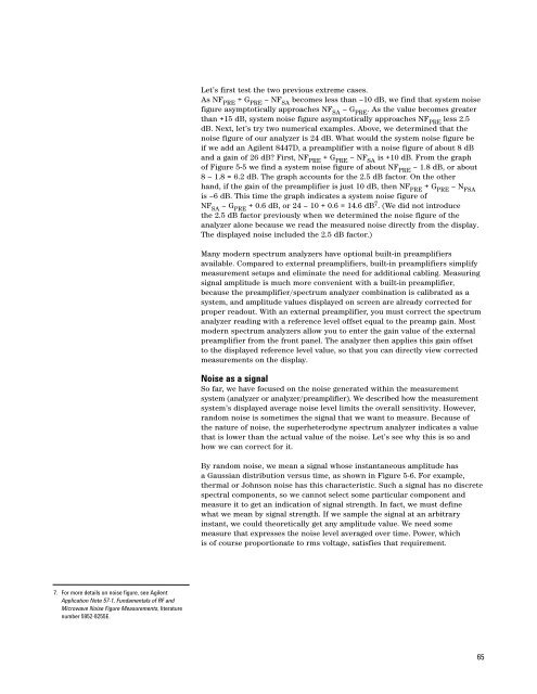 Agilent Spectrum Analysis Basics - Agilent Technologies