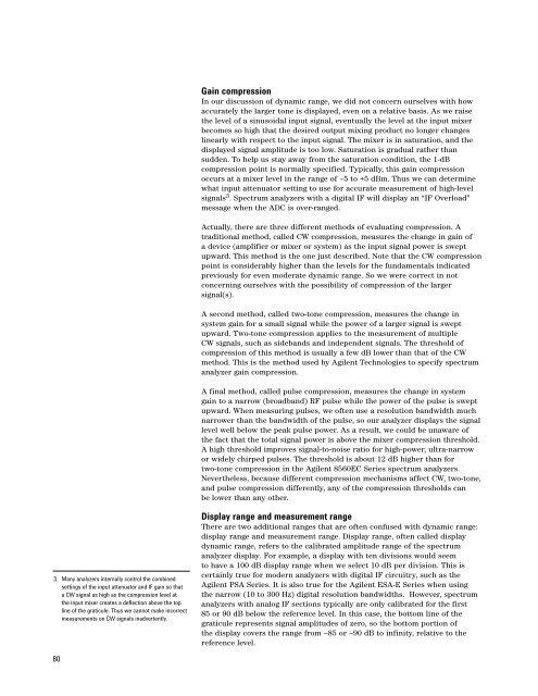 Agilent Spectrum Analysis Basics - Agilent Technologies