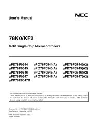 78K0/KF2 8-Bit Single-Chip Microcontrollers UD