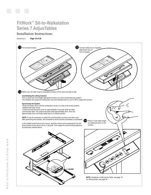 Series 7 AdjusTables FitWork™ Walkstation - Steelcase