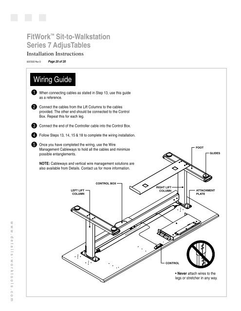 Series 7 AdjusTables FitWork™ Walkstation - Steelcase