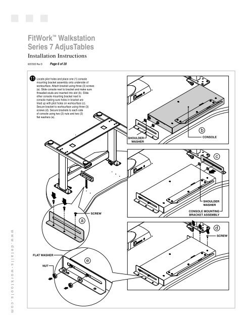 Series 7 AdjusTables FitWork™ Walkstation - Steelcase
