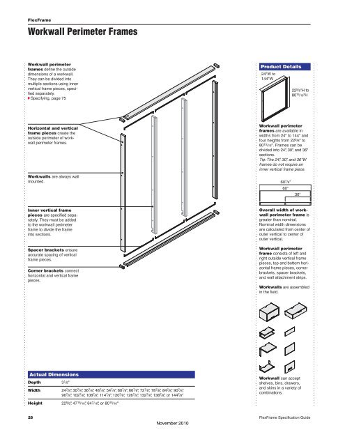 FlexFrame Specification Guide - Steelcase