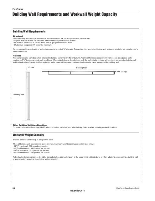 FlexFrame Specification Guide - Steelcase