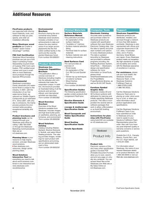 FlexFrame Specification Guide - Steelcase