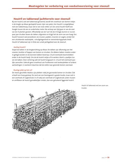 Maatregelencatalogus - STeenuil Overleg NEderland