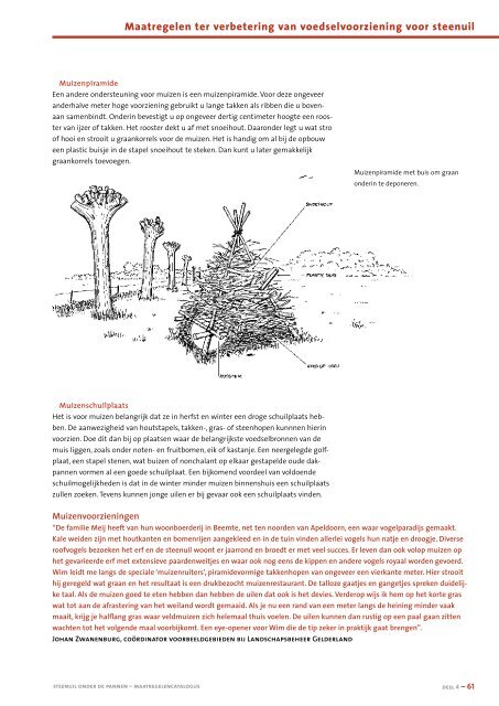 Maatregelencatalogus - STeenuil Overleg NEderland