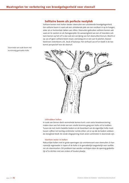 Maatregelencatalogus - STeenuil Overleg NEderland