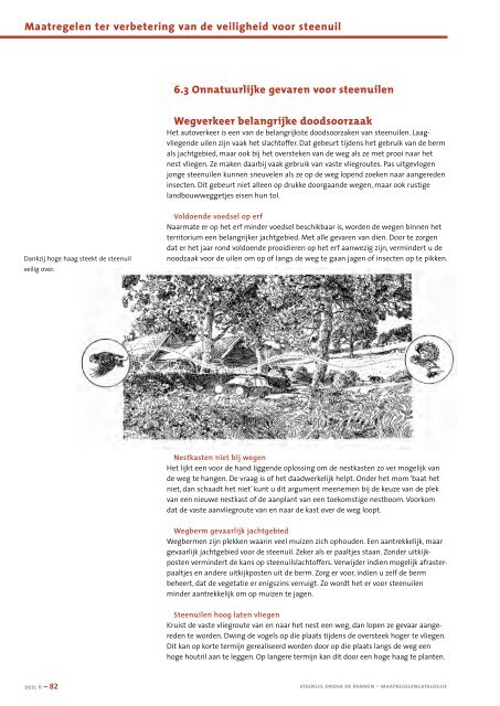 Maatregelencatalogus - STeenuil Overleg NEderland