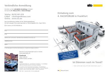 Download Flyer - Stefan Forster Architekten