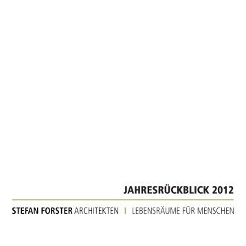 download pdf - Stefan Forster Architekten