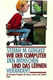 2. Computer und Bildungswesen - wo stehen wir ... - stefan m. gergely