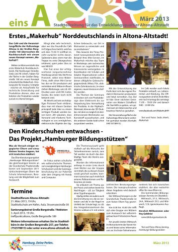 Stadtteilzeitung Ausgabe 28, März 2013 - Entwicklungsquartier ...