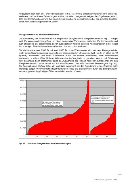 Schlussbericht Forschungsprojekt Elektroheizungen - Safe