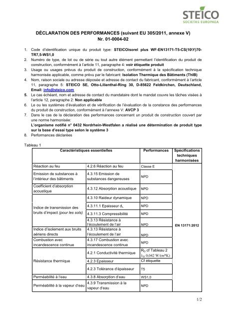 steico-isorel-plus-declaration-des-performances-13171