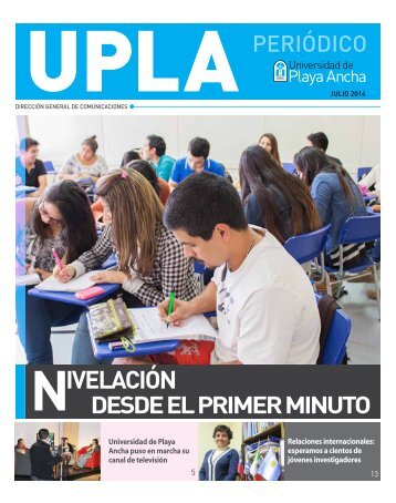 Periódico de la Universidad de Playa Ancha - Julio 2014