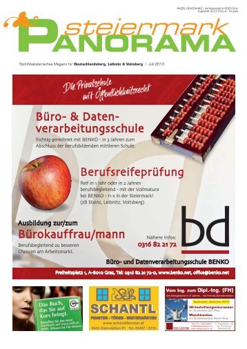 Ausgabe 03/13 - Steiermark Panorama - steiermarkpanorama.at