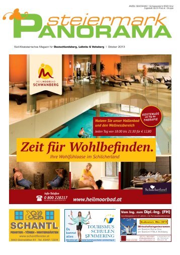 Ausgabe Oktober 2013 - Steiermark Panorama - Aktuell