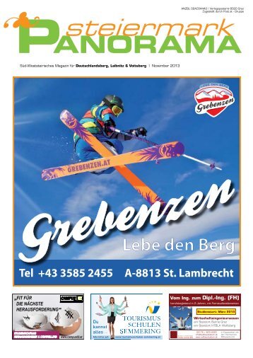 Ausgabe November 2013 - Steiermark Panorama - Aktuell