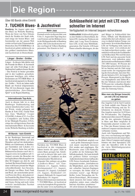 Ausgabe 1055 - Steigerwald-Kurier