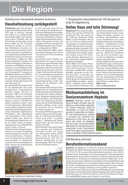Ausgabe 1043 - Steigerwald-Kurier