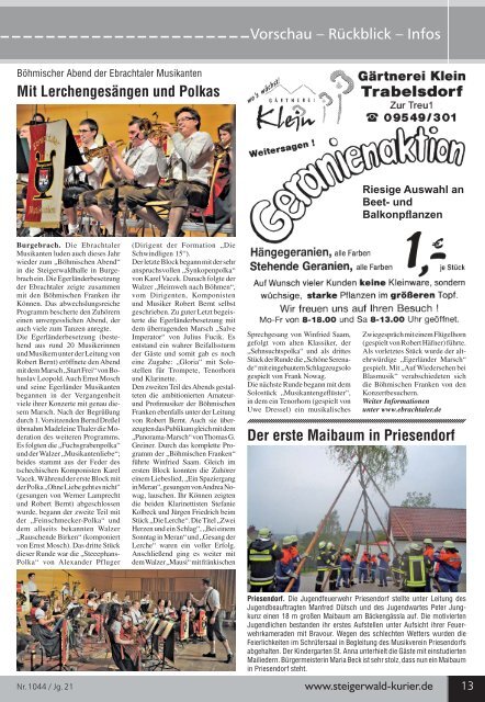 Ausgabe 1044 - Steigerwald-Kurier