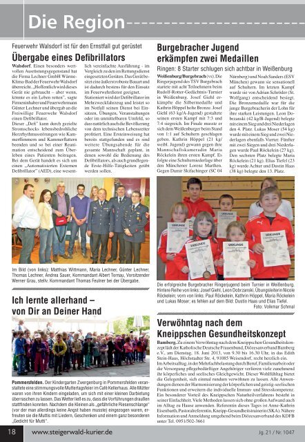 Ausgabe 1047 - Steigerwald-Kurier