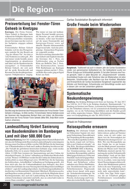 Ausgabe 1047 - Steigerwald-Kurier