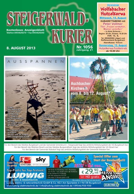 Ausgabe 1056 - Steigerwald-Kurier