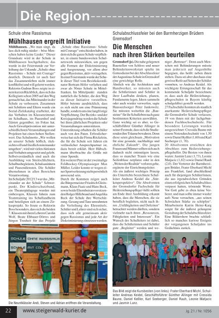 Ausgabe 1056 - Steigerwald-Kurier