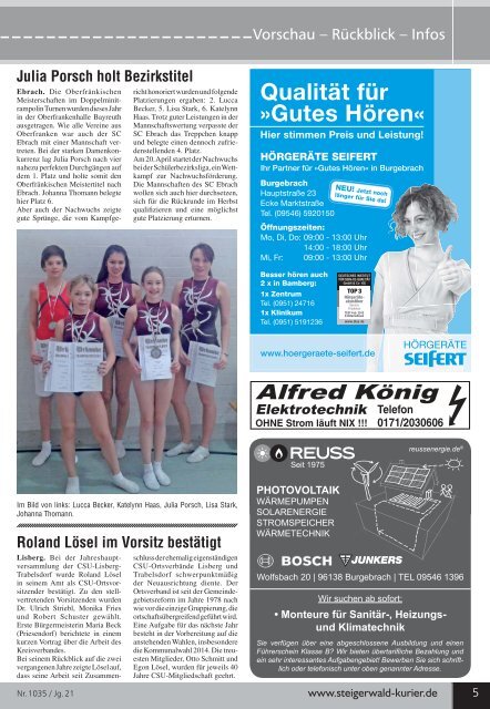 Ausgabe 1035 - Steigerwald-Kurier