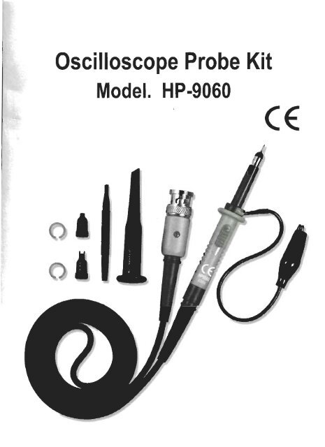 Page 1 Oscilloscope Probe Kit lCâ ¬ Model. HP-9060 Page 2 ...