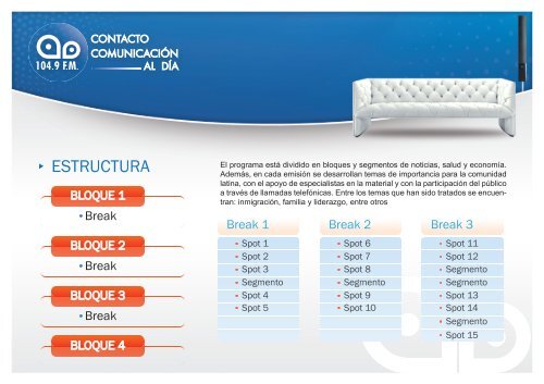 MediaKit - Contacto Comunicación al Día