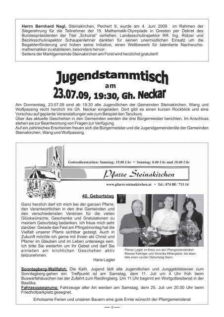 Download - Marktgemeinde Steinakirchen am Forst