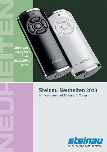 Steinau-Neuheiten 2013 als PDF (2,3 MB)