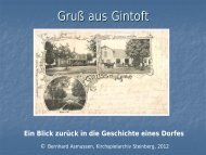 GruÃ aus Gintoft - Steinbergkirche