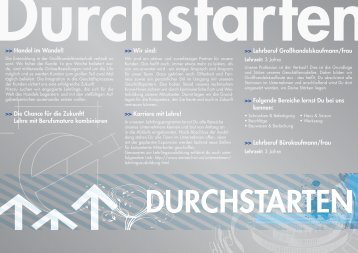 Lehrlingsflyer 2010 - Carl Steiner
