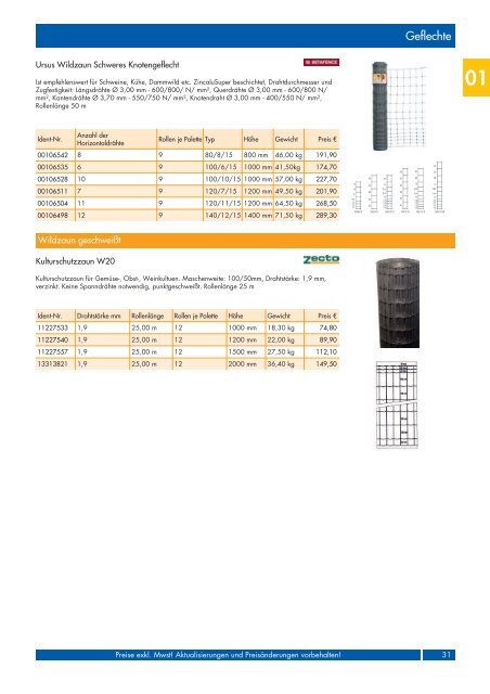 Geflechte-Katalog 2013 - Carl Steiner