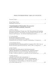 inhaltsverzeichnis/ table of contents - Franz Steiner Verlag