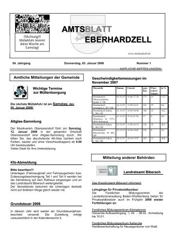 Evangelisches Pfarramt Bad Waldsee - Eberhardzell