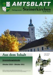 Oktober 2011 - Marktgemeinde Steinerkirchen an der Traun